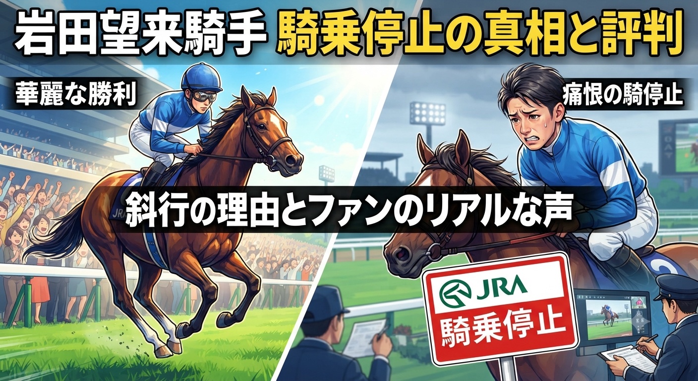 岩田望来騎乗停止の真相アイキャッチ画像